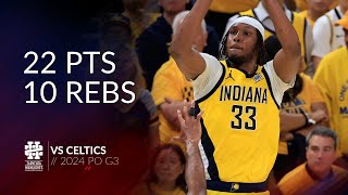 Myles Turner 22 pts 10 rebs vs Celtics 2024 PO G3 by ZH Highlights 351 views 3 days ago 2 minutes, 3 seconds