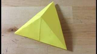 折り紙 立体 三角形 折り方 作り方 Youtube