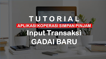 Excel Aplikasi Simpan Pinjam Input Gadai Baru