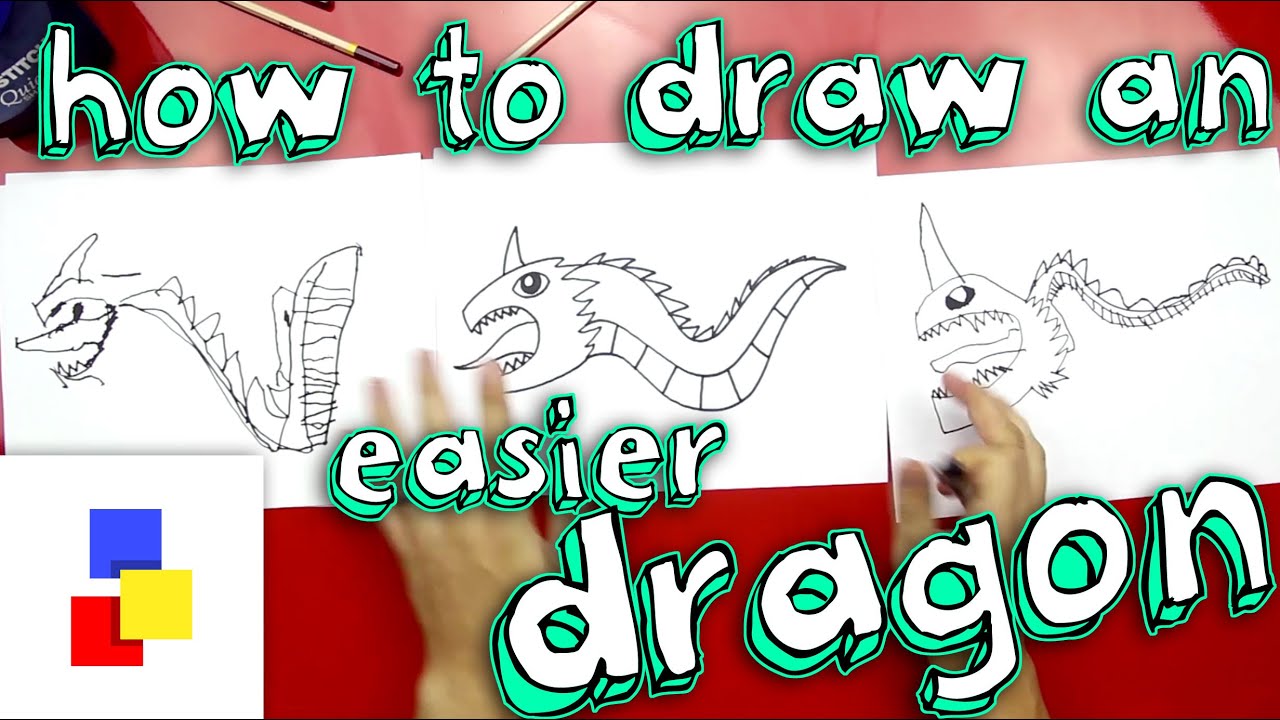 How To Draw A Dragon For Super Young Artists Youtube