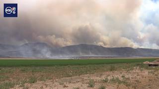 Weather helps Widemouth 2 Fire containment but poses flooding risks