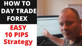 HOW TO READ & DAY TRADE FOREX CHART == EASY 10 pips