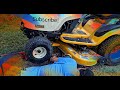 Reviving My Cub Cadet LT1045: Greasing the Bearings &amp; Tubing the Tire - DIY Fix!