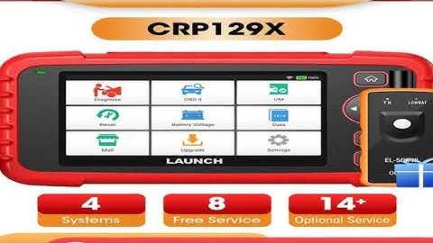 Launch X431 CRP129X OBD2 Scanner Code Reader Diagnostic Tools Engine ABS SRS AT
