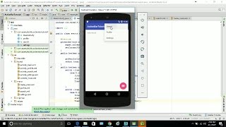 How to add and click menu items on action bar ANDROID STUDIO TUTORIAL