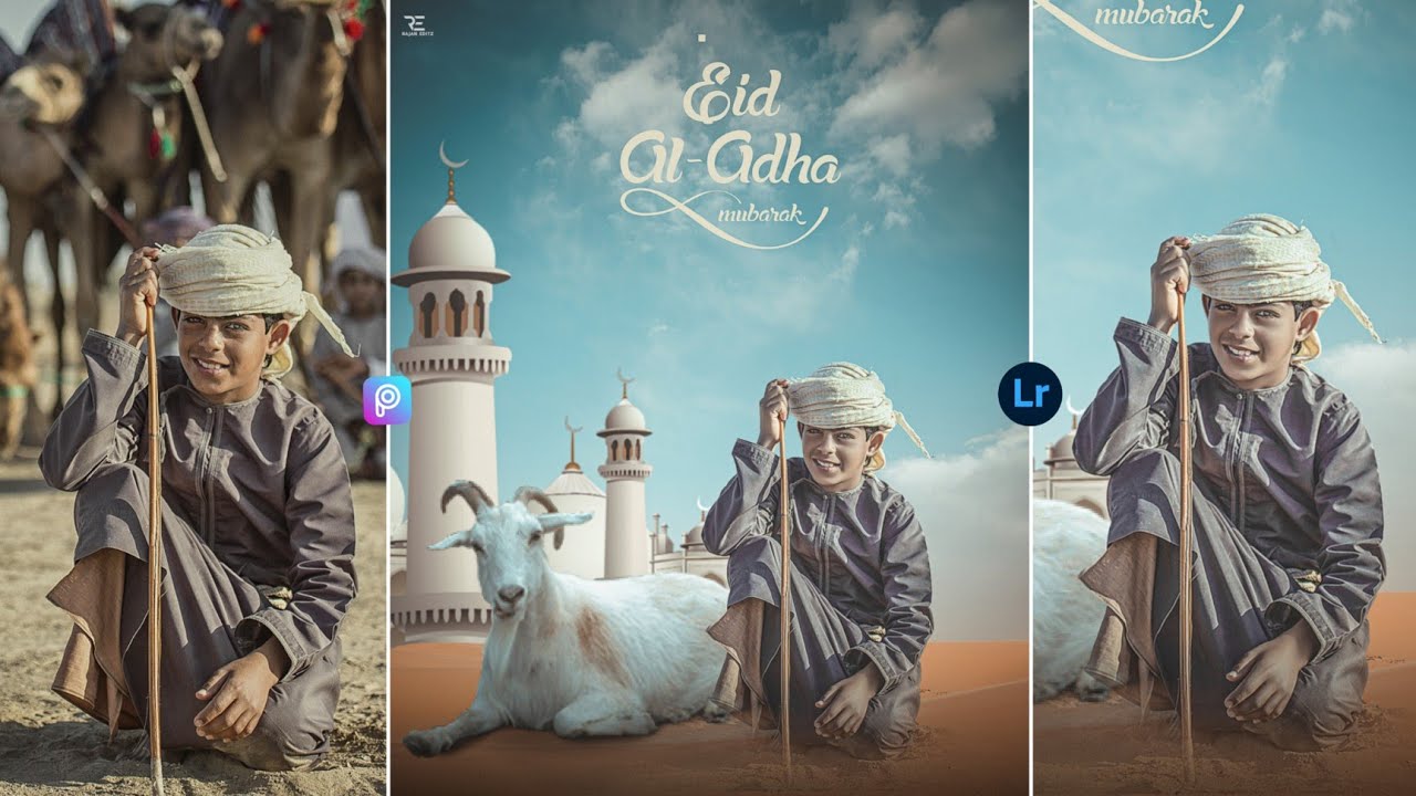 PicsArt Eid ul Adha New Concept Photo Editing || Bakrid Editing Lightroom cc