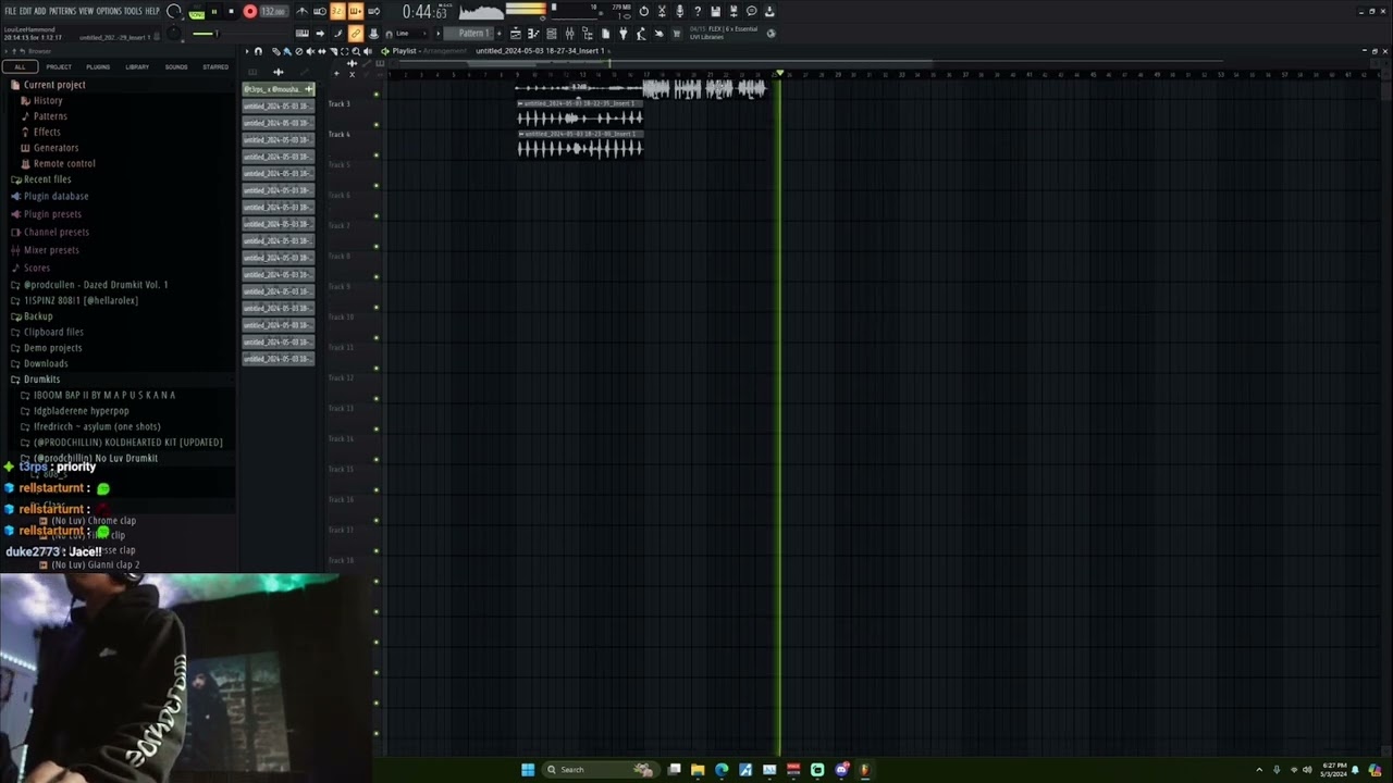 jace records “Goose Creek”