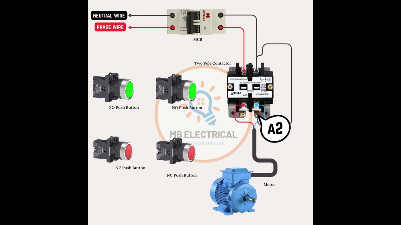How to run one motor from two places