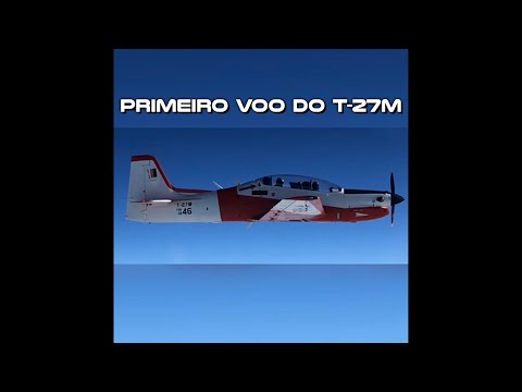 Aeronave T-27 Tucano modernizada realiza primeiro voo em Minas Gerais