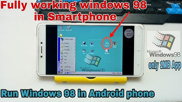 How to run Windows 98 in Android phone | Windows 98 simulator Apk | Windows in Android