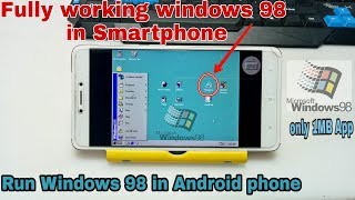 How to run Windows 98 in Android phone | Windows 98 simulator Apk | Windows in Android screenshot 4