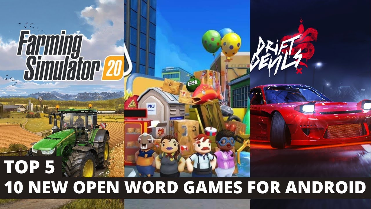 Top 10 New Open Word Games For Android 2023 l High Graphics Android