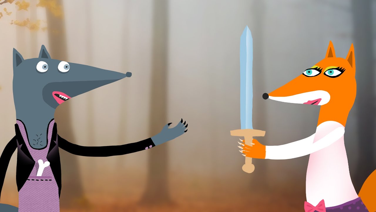 Vilkas įsimylėjo lapę | Lietuviškas filmukas vaikams