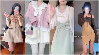 Outfit Phối Đồ - Những Bộ Váy , Set Đồ Siêu Xinh Cho Con Gái || Tiktok Trung Quốc || NTTD Official