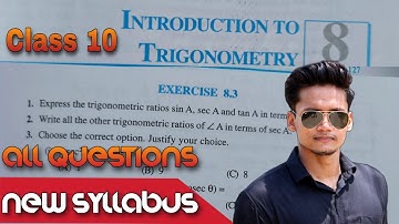 Ex 8.3 Class 10 | Introduction to Trigonometry | Class 10 NCERT | Ex 8.3 CBSE Rajmith study
