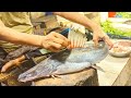 Incredible #Giant Ayer Fish Cutting Skills viral  Expart Fish !  Cutter BangladeshFish Market 