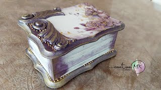 How to make a beautiful decoupage box? #decoupage #decoupageforbeginners