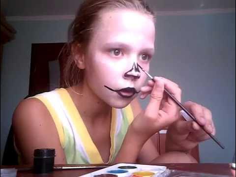 Аквагрим скелет - YouTube