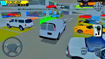 Multi Level car parking - Modern Car Parking 3D - Realistic Parking Simulator Game: Android Gameplay