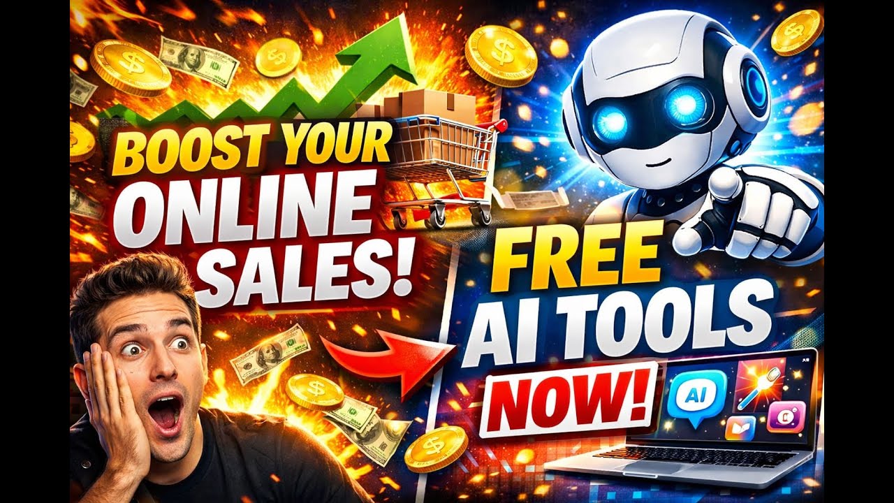 DOUBLE Your Online Sales with FREE AI Tools Today