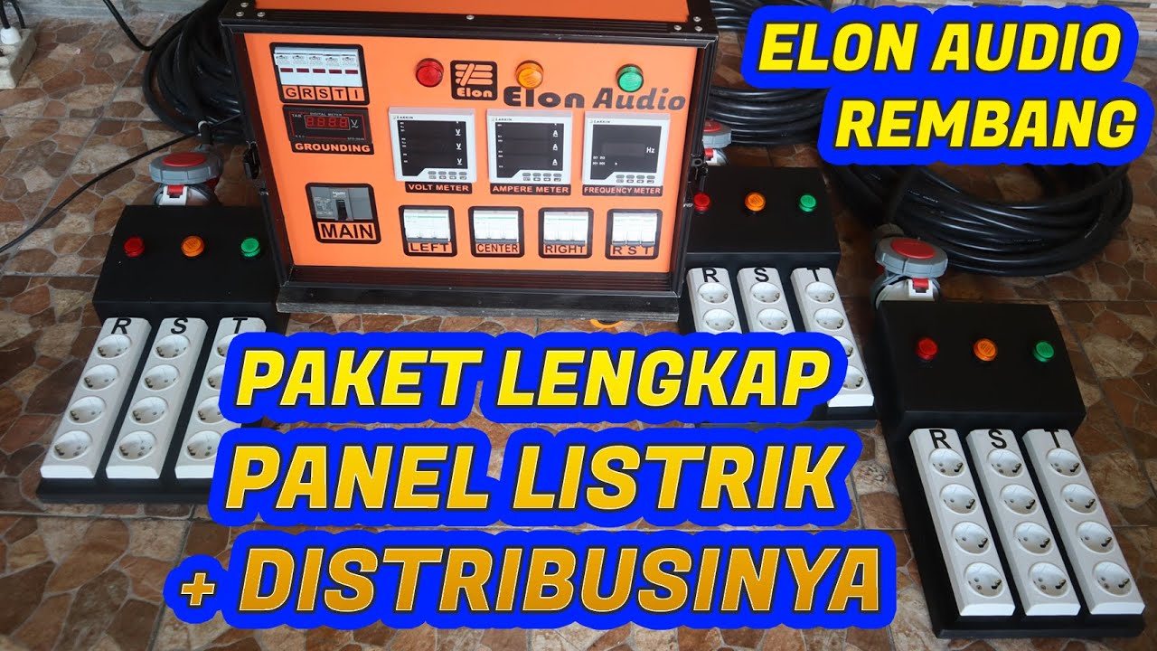 PAKET PANEL LISTRIK + DISTRIBUSI PESANAN ELON AUDIO REMBANG