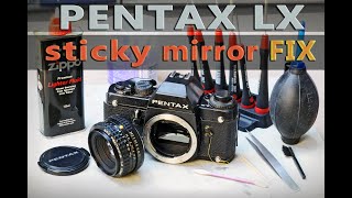 Fixing the Pentax LX sticky mirror problem