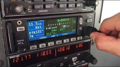 KLN94 GPS offset distance change