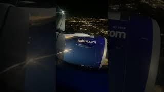 JetBlue Airbus A321 Flight B6 1966 Landing At John F. Kennedy Airport