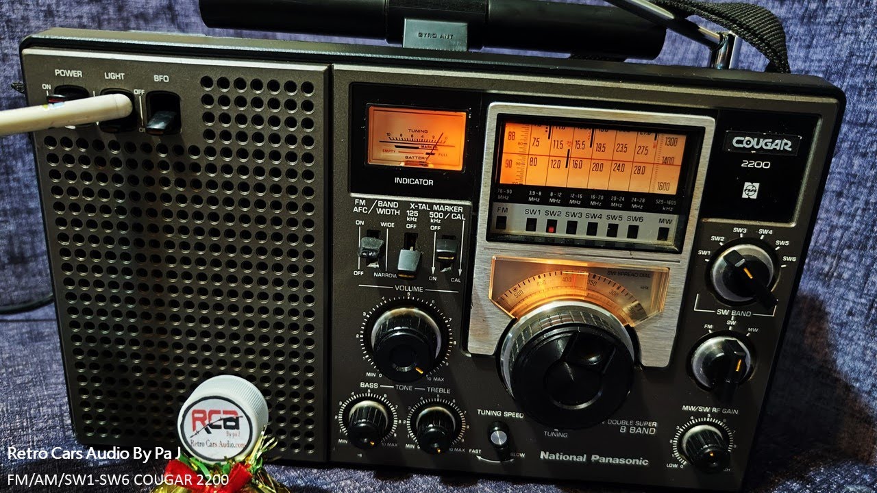 National Panasonic RADIO Cougar 2200 📻 - YouTube