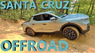 OFF ROADING IN THE MOUNTAINS with My 2023 Hyundai Santa Cruz, It Surprised Me  YOU WILL CRINGE!