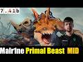 🤯  Malr1ne [Primal Beast] MID 7.41B - DOTA 2 HIGHEST MMR MATCH#dota2   #dota2gameplay