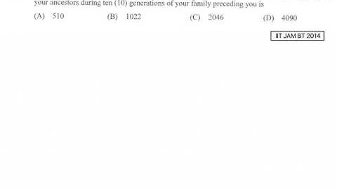 Series | Problem 1 | IIT JAM BT 2014 solved | Qs. no. 95