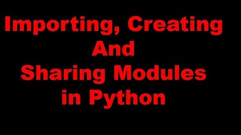 User Define Module in Python | Importing Modules in Python | Python Programming in Hindi #62