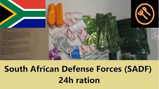 South African Defense Forces 24h ration - menu (day) 3, vegetarian