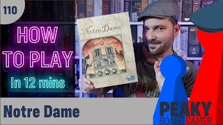 How to play Notre Dame board game - Full teach - Peaky Boardgamer screenshot 1