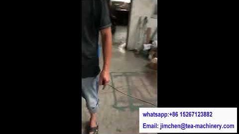 Electrostatic tea stalk sorting machine