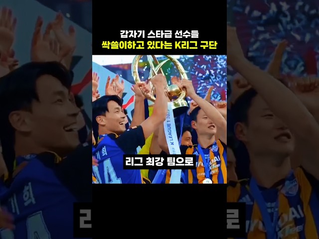 갑자기 스타급 선수들 싹쓸이하고 있다는 K리그 구단