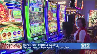 The hard rock casino in wheatland and red hawk placerville are
reopening with public health precautions.