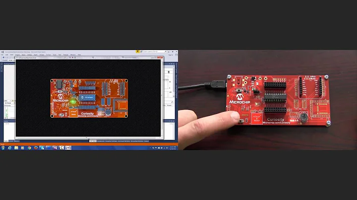 Virtual Microchip Curiosity Board Example