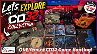 LET’S EXPLORE MY AMIGA CD32 COLLECTION! -1 Year Of CD32 Game Hunting.