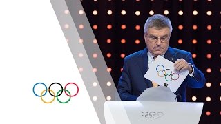 Announcement of the Host Cities for the 2022 Winter Olympics and 2020 Winter YOG