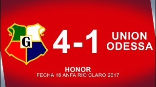 Galpones 4-1 Unión Odessa | Honor Río Claro 2017