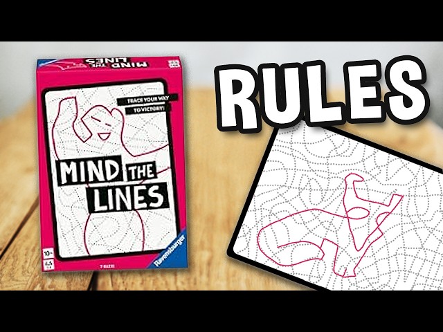 How to play MIND THE LINES party game (official rules, instructions and gameplay | Spielregeln TV