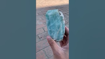 Huge aquamarine #trending #youtube #gemstone #mining #gems #subscribe #video #viral #beauty