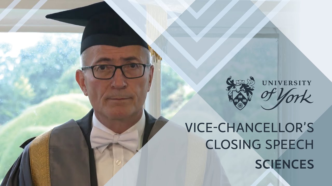Vice-Chancellor's closing speech, Faculty of Sciences (Graduation August 2020) - [No description on video]