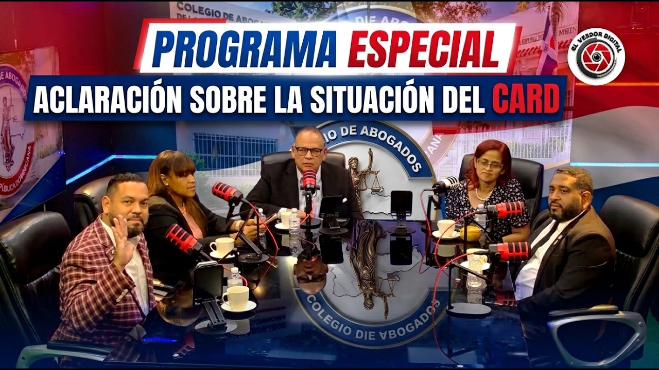 Programa Especial Aclaración Sobre la Situación del CARD - El Veedor Digital