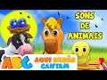 Aprenda os sons dos animais  vdeos do jardim de infncia  aqui bebs cantam