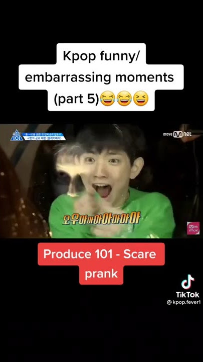 kpop funny moments part 2 #produce101 #season 1 #wanna one #scareprank
