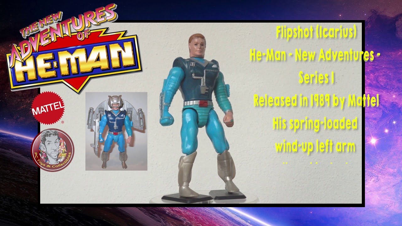Flipshot/Icarus - New Adventures of He-Man - Mattel - 360 View