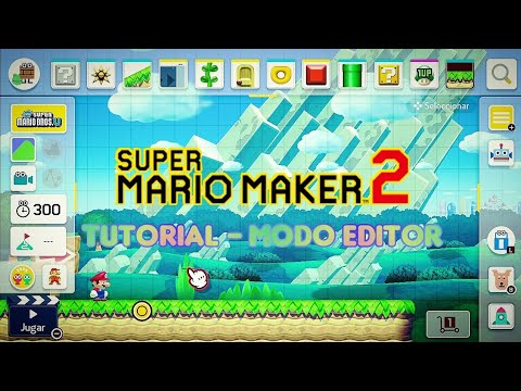 📢TUTORIAL COMO USAR EL MODO EDITOR | Super Mario Maker 2 - Santy MC ...